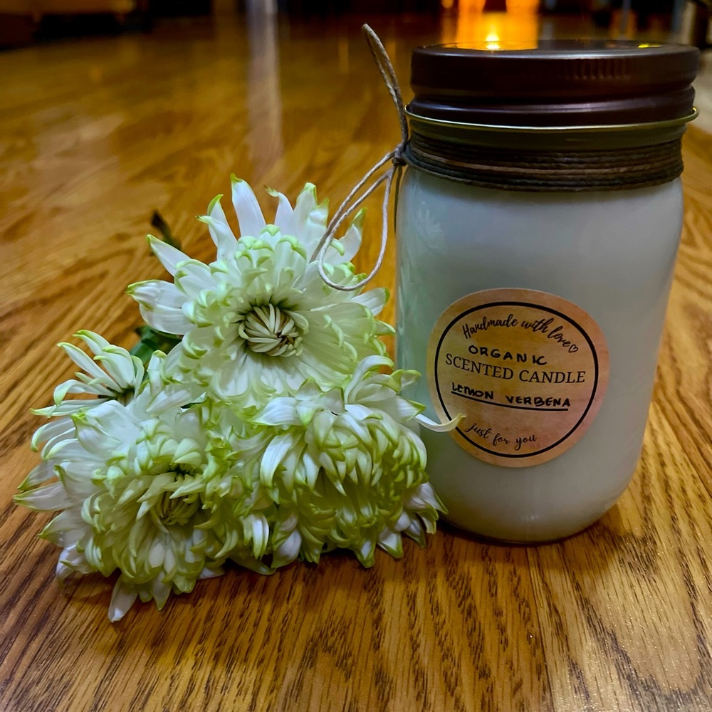 Organic Scented Woodwick Candle